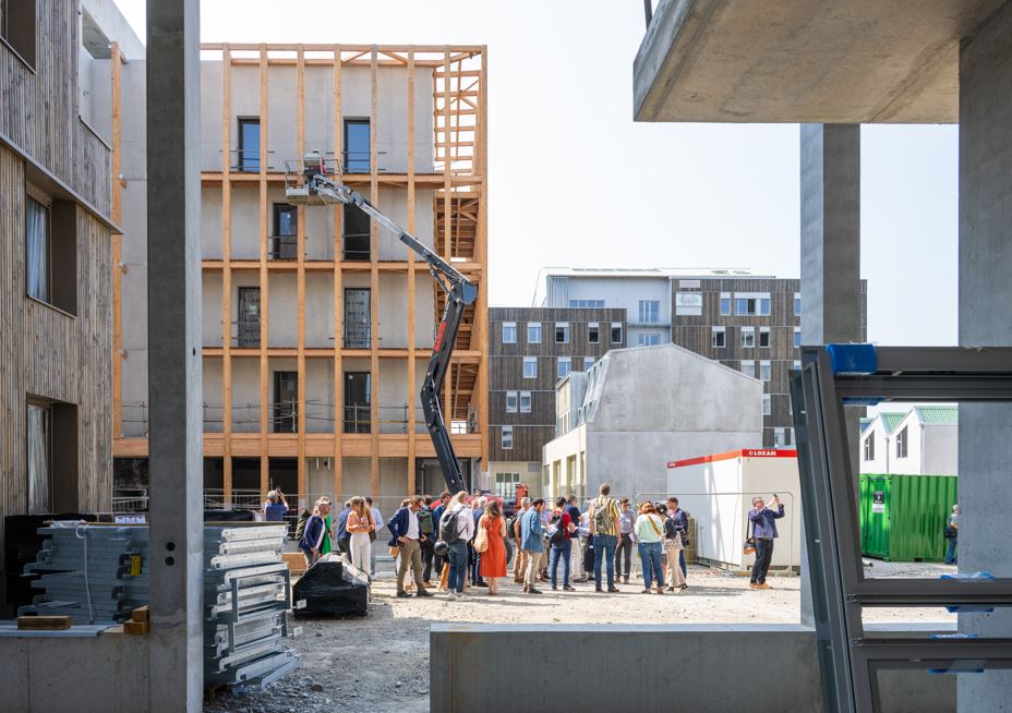 visite chantier Bloc A Ile de Nantes