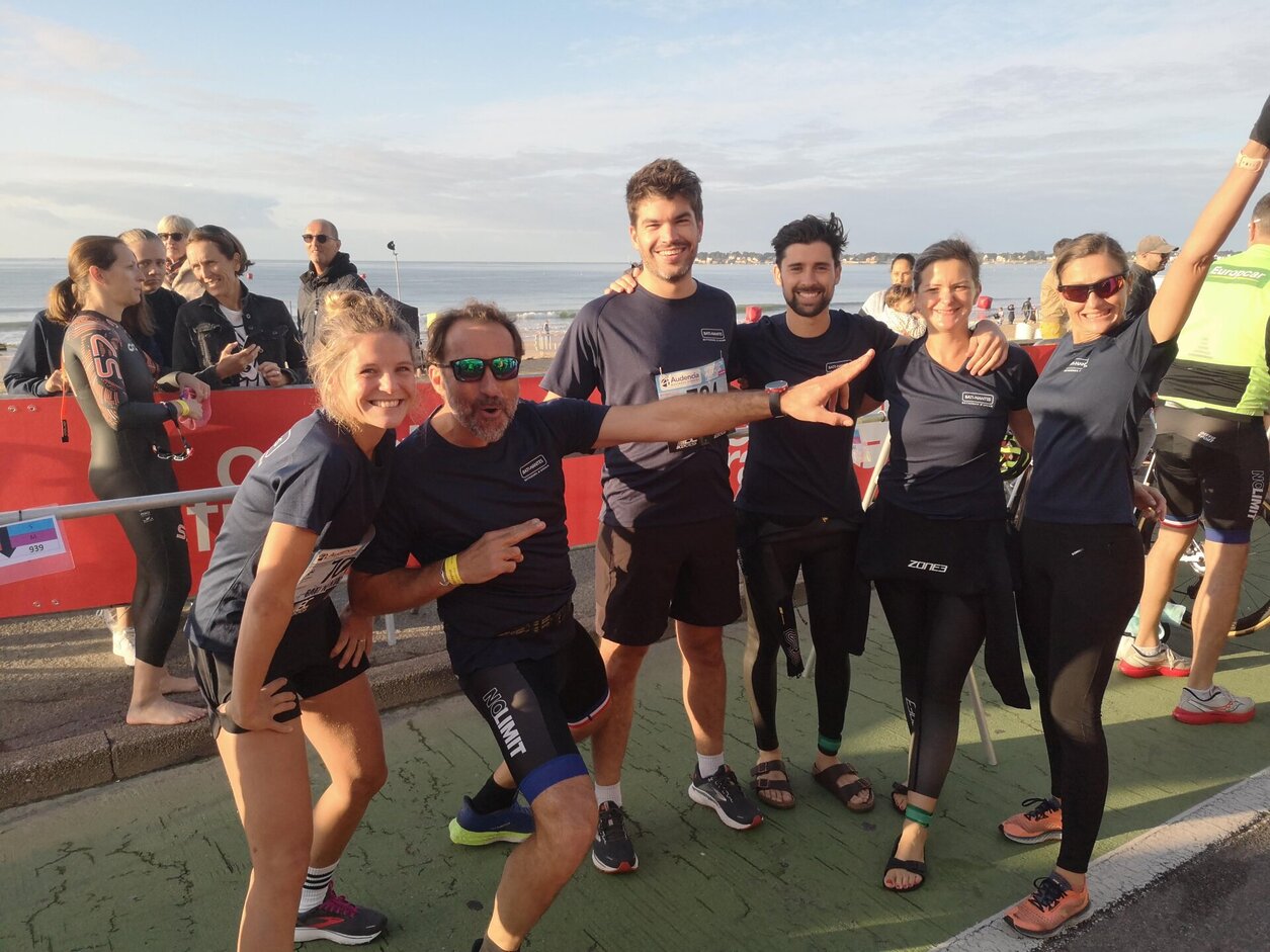 Actualité 🏊‍♀️🚴‍♂️🏃‍♀️ Challenge relevé ce we à La Baule…